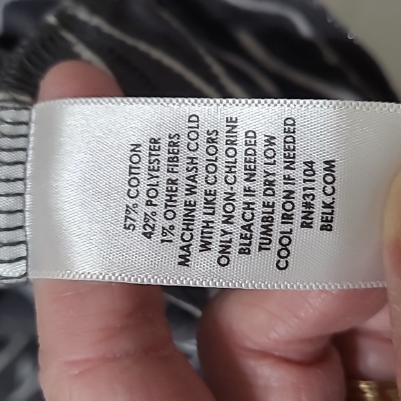 Kim Rogers Grey & White Long Sleeve Top with Silver Threading size XL - Picture 5 of 7